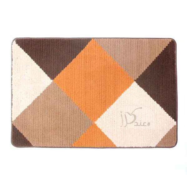 Retro Waterproof Bath Mat Soft Polyester Absorbent Anti-Slip (60X90cm)