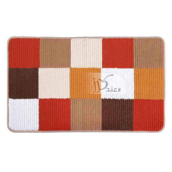 Retro Waterproof Bath Mat Soft Polyester Absorbent Anti-Slip (60X90cm)