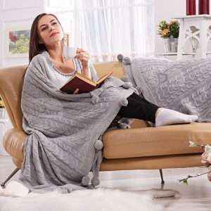 بطانية صوف خفيفة 170x130سم