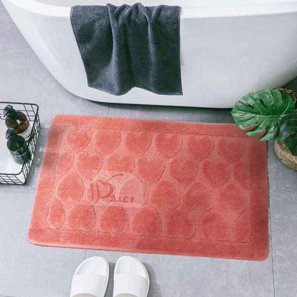 Retro Waterproof Bath Mat Soft Polyester Absorbent Anti-Slip (60X90cm)