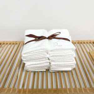 Super Soft 12 Piece 100% Cotton Towel Set- 30*30 cm