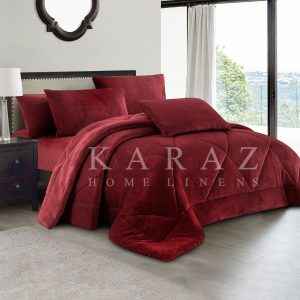 طقم لحاف مخمل شتوي