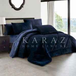 طقم لحاف مخمل شتوي