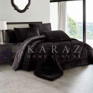 طقم لحاف مخمل شتوي