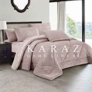 طقم لحاف مخمل شتوي