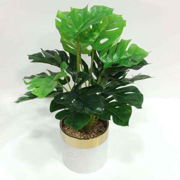 Artificial Plant In Ceramic Vase