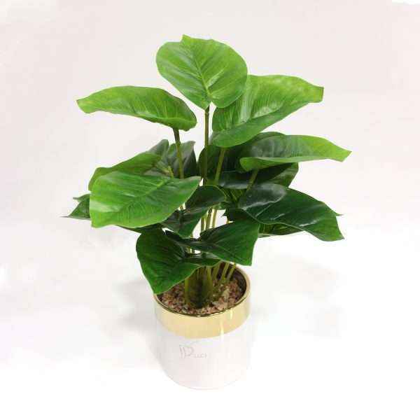 Artificial Plant In Ceramic Vase