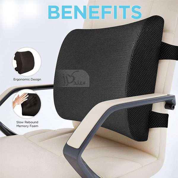 Lumbar Support Memory Foam Gel Cushion