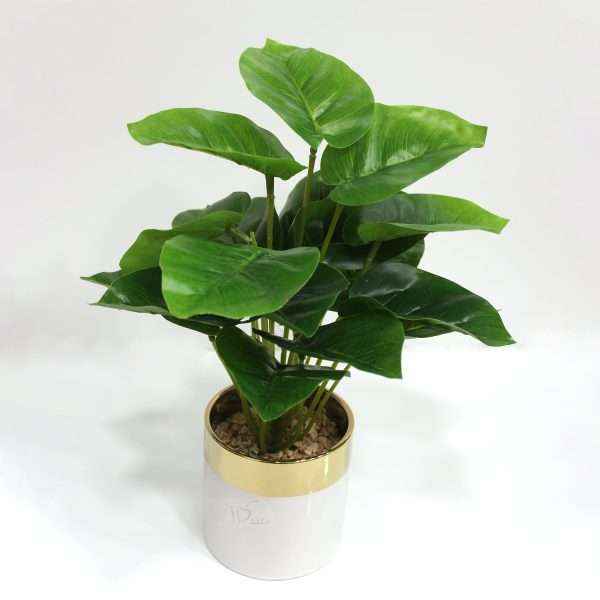 Artificial Plant In Ceramic Vase