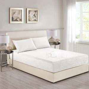 Flannel Fleece Fitted Sheet Velvet King Size set Plus Deep Pocket, 3Pcs