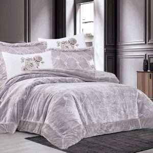 طقم لحاف شتوي مخمل مجوز 6 قطع