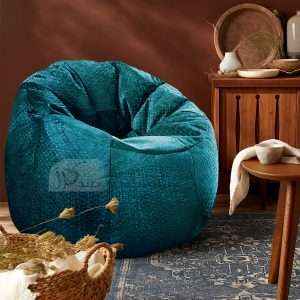 كرسي بين باج مخملي، تركواز