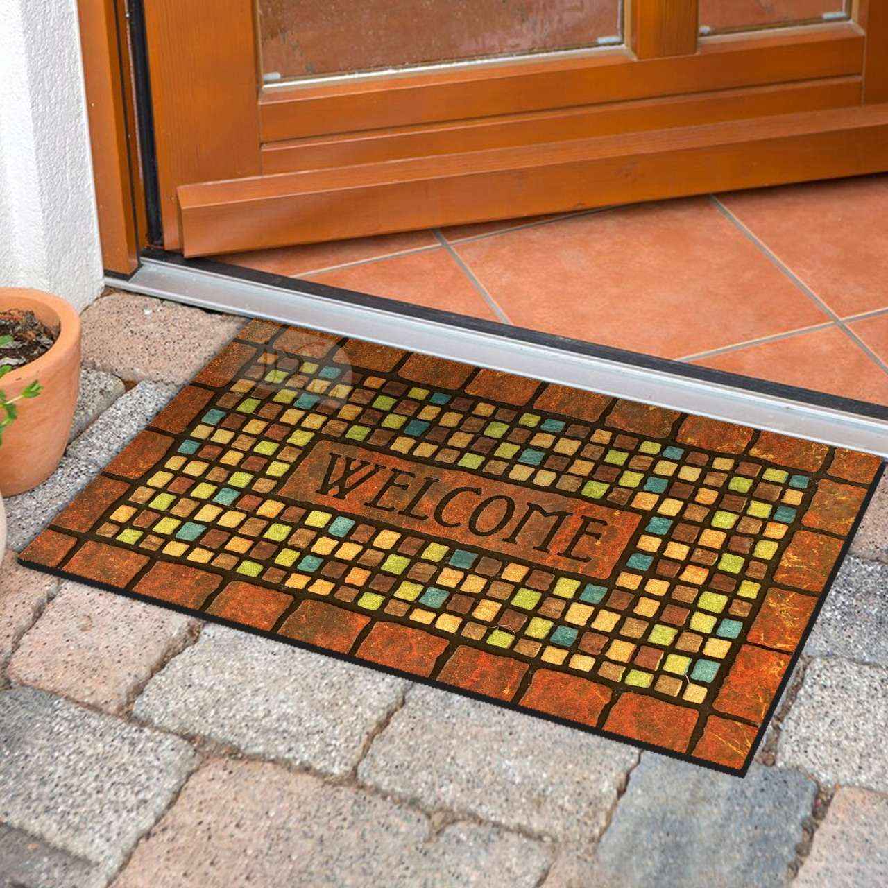 دعّاسة مدخل بتصميم ثلاثي الأبعاد -50x80 سم