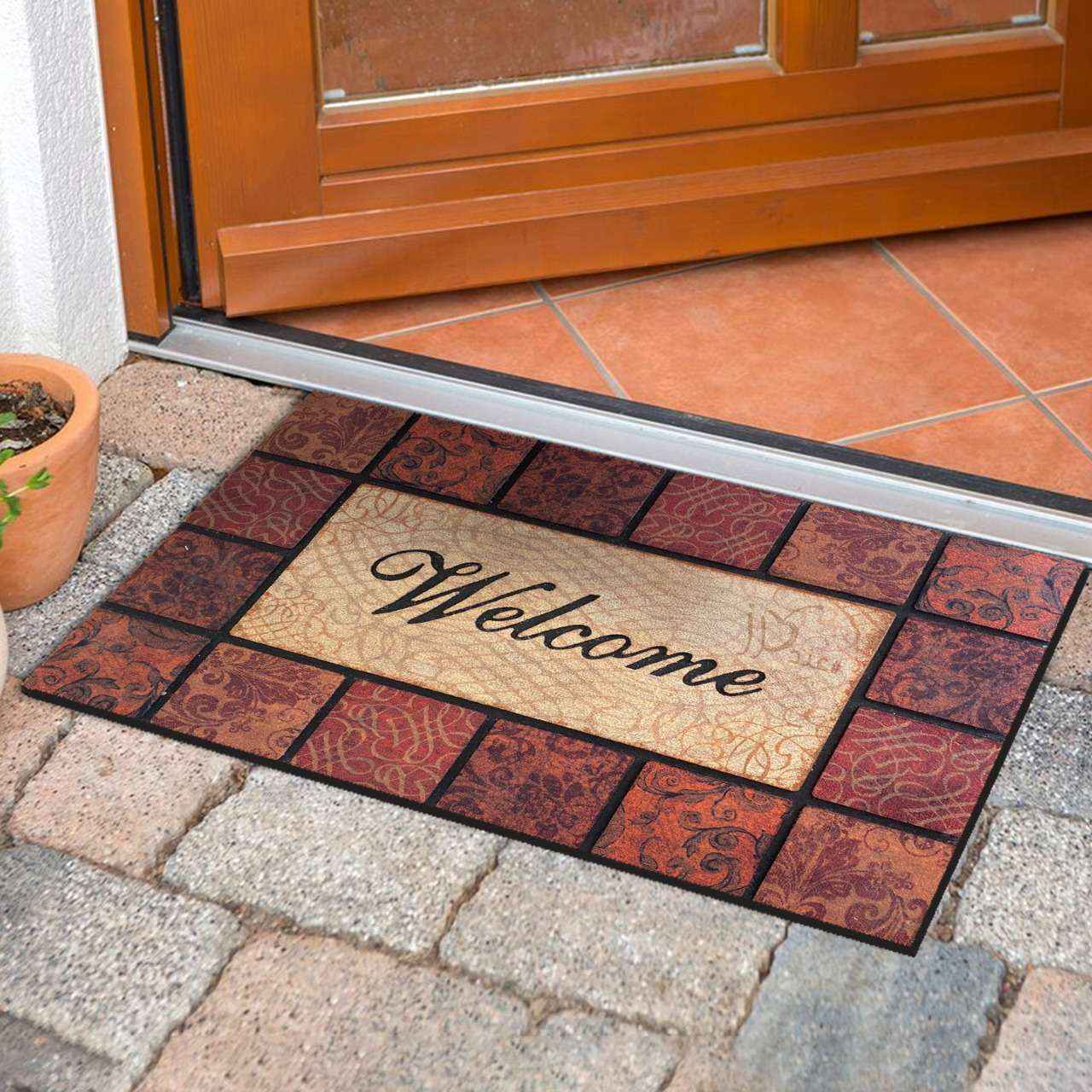 دعّاسة مدخل بتصميم ثلاثي الأبعاد -50x80 سم