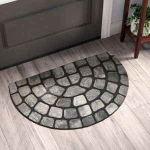 دعّاسة مدخل بتصميم ثلاثي الأبعاد - 45x75 سم