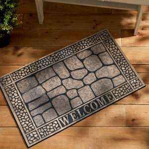 دعّاسة مدخل بتصميم موزاييك - 60x90 سم