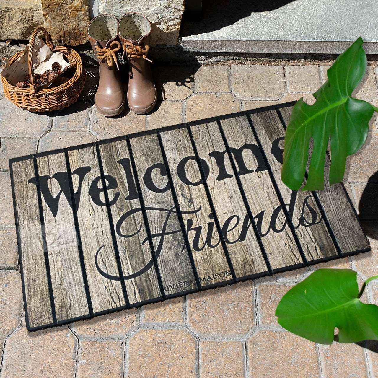 دعّاسة مدخل بتصميم موزاييك - 60x90 سم