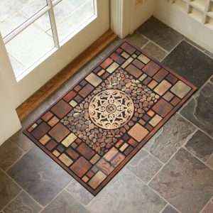 دعّاسة مدخل بتصميم ثلاثي الأبعاد -50x80 سم