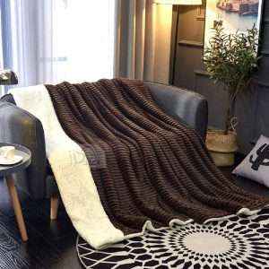 Fleece Reversible Plush Double Blanket
