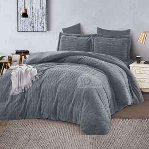 طقم لحاف شتوي فرو محفر