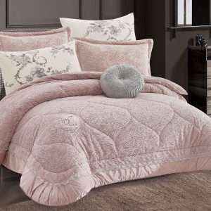 طقم لحاف شتوي فرو مجوز7 قطع، سومو