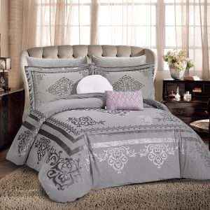 Jacquard & Fur Comforter 7-Piece Set