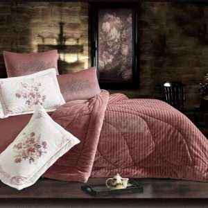 Velvet And Fur Winter Comforter King Size 6pcs Set, Somo