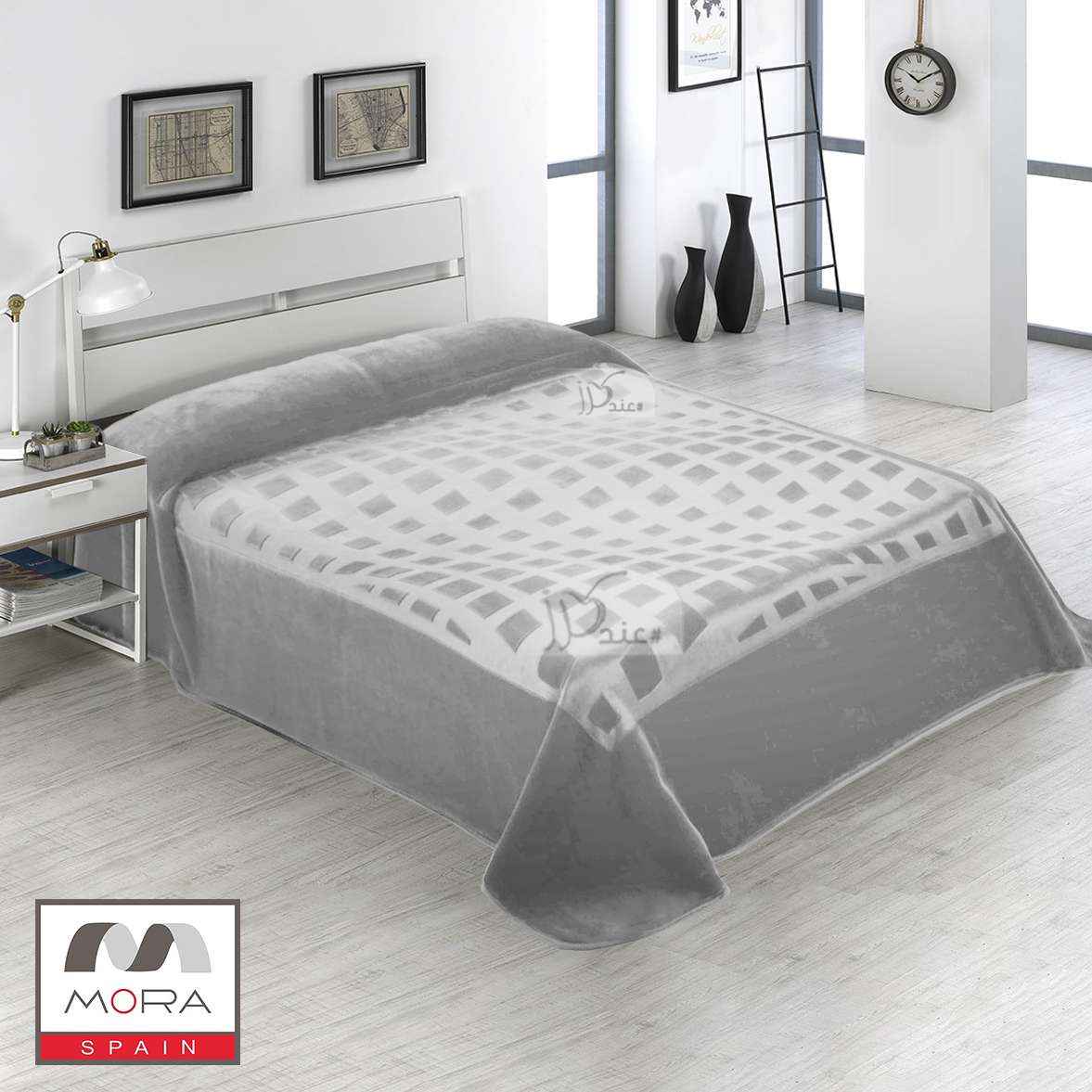 حرام ®Mora مورا أكريليك مفرد/ مفرد ونص 240x170 سم، رمادي