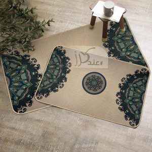 طقم دعاسات مطبخ قطعتين بأرضية مطاط ضد الإنزلاق