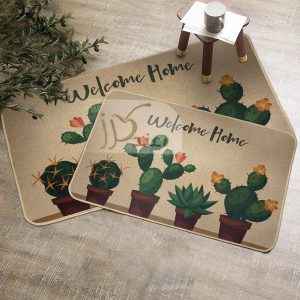 طقم دعاسات مطبخ قطعتين بأرضية مطاط ضد الإنزلاق