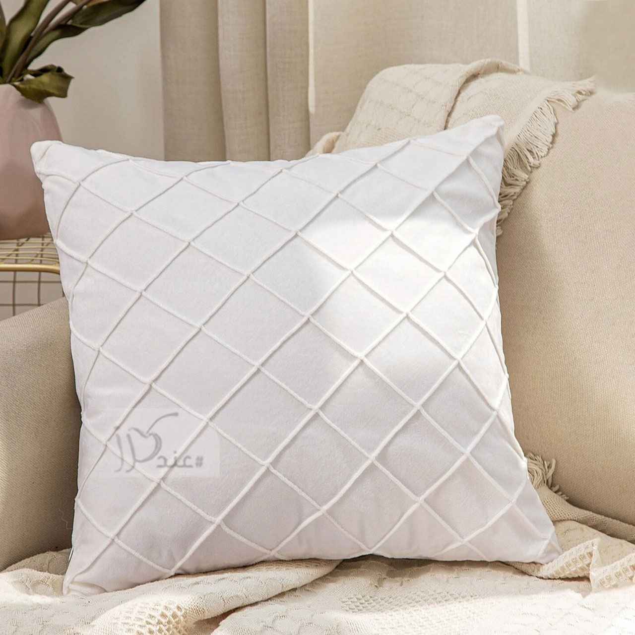 غطاء وسادة مُخمل بدون حشوة - 40x40 سم