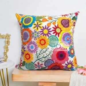 Pattern Velvet Cushion Cover