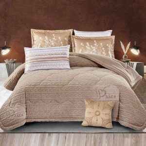 طقم لحاف شتوي فرو مجوز 7 قطع