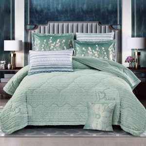 طقم لحاف شتوي فرو مجوز 7 قطع