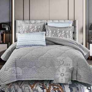 طقم لحاف شتوي فرو مجوز 7 قطع