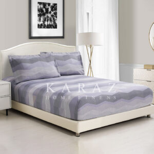 Printed Twin Size Fitted Sheet Set