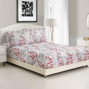 Printed King Size Fitted Sheet Set