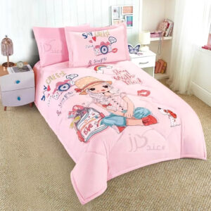 طقم لحاف أطفال مفرد/ مفرد ونص 4 قطع