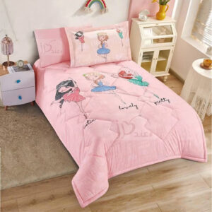 طقم لحاف أطفال مفرد/ مفرد ونص 4 قطع