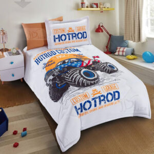 طقم لحاف أطفال مفرد/ مفرد ونص 4 قطع