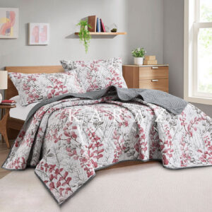 طقم مفرش سرير صيفي مضغوط مجوز 3 قطع