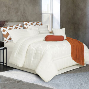 Striped Comforter King Size 9 Pcs Set