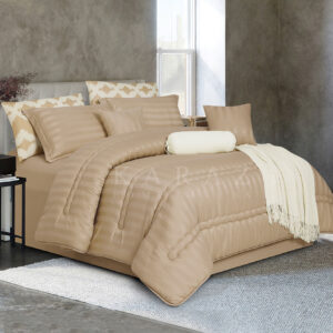 Striped Comforter King Size 9 Pcs Set