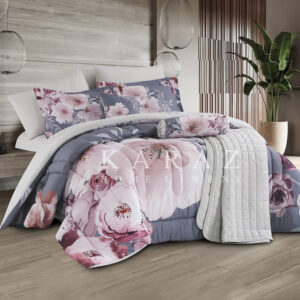 طقم لحاف مشجر مجوز كينج 9 قطع