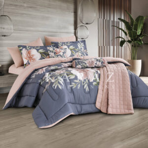طقم لحاف مشجر مجوز كينج 9 قطع
