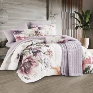 طقم لحاف مشجر مجوز كينج 9 قطع