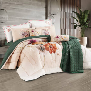 طقم لحاف مشجر مجوز كينج 9 قطع