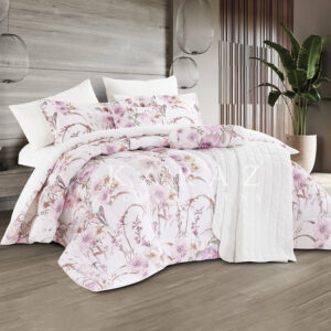 Printed Comforter King Size Set 9 Pcs