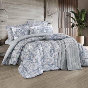 طقم لحاف مشجر مجوز كينج 9 قطع