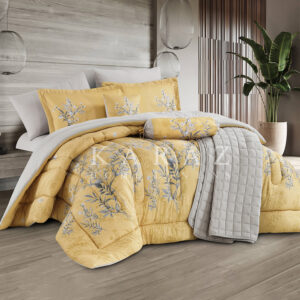 طقم لحاف مشجر مجوز كينج 9 قطع
